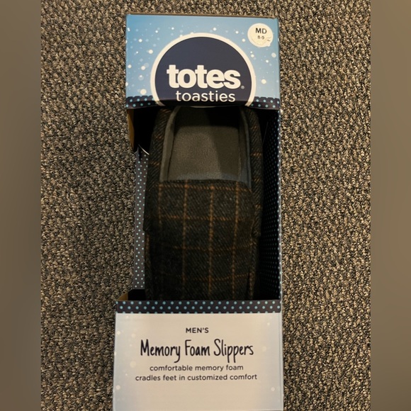 Mens memory foam slippers - Picture 1 of 2